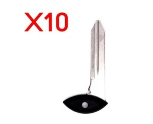New Replacement VW CDJR 10 Pack Remote Fobik Smart Key Fob Emergency Blank Blade - Picture 1 of 1