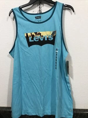 Camiseta sin mangas Levis para hombre talla XL azul (TW-3372) Foto 1 de 4