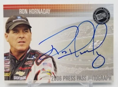 2006 Press Pass RON HORNADAY JR Autograph Auto NASCAR Craftsman Truck Series - Image 1 of 4