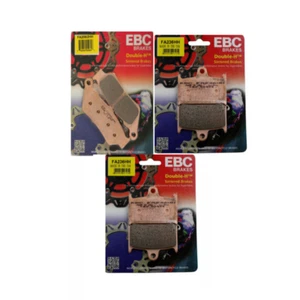 Fits TRIUMPH ROCKET 3 ROADSTER 2010-2018 EBC Sintered FRONT & REAR Brake Pads - Picture 1 of 3