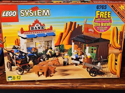 LEGO SYSTEM Western: Gold City Junction (6765) con instrucciones y caja Foto 1 de 4
