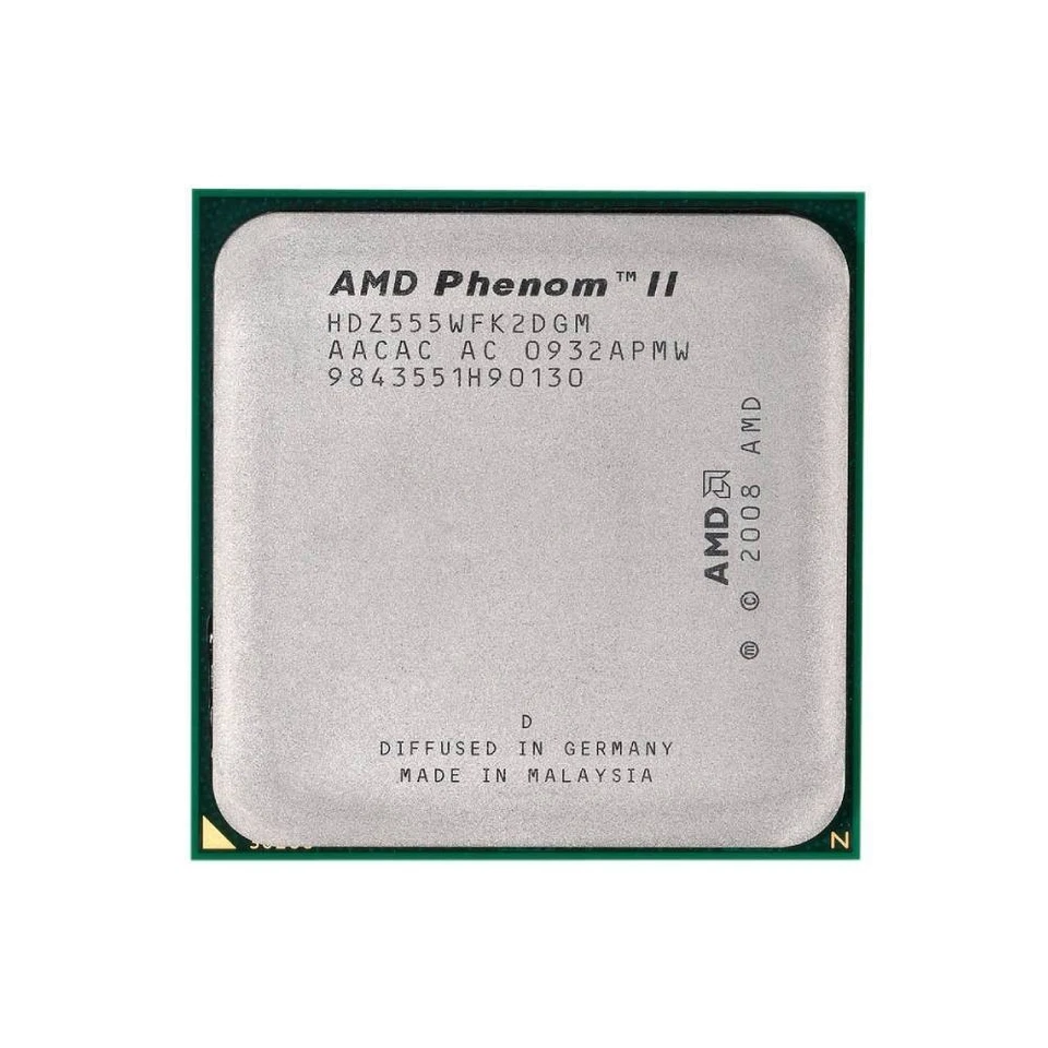 AMD Phenom II X2 555 CPU 3.2GHz Socket AM3 80W Processor - Image 1 of 1