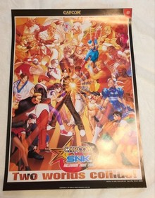 Capcom vs SNK Promo Poster B2 (Dreamcast Version)  Vintage/Retro Japanese