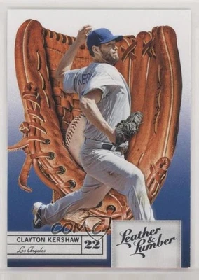 2019 Panini Leather & Lumber Gloves Clayton Kershaw #37 - Image 1 of 2
