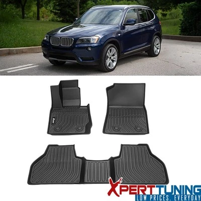 Alfombrillas 3D para todo tipo de clima para BMW X3 F25 15-18 X4 F26 11-17 Foto 1 de 4
