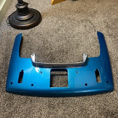 1993 年本田 Goldwing GL1500 下后备箱盖面板 罕见 金属青绿色 原始设备制造商 二手 — 第 1/3 张图片