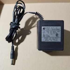 ENG Direct Plug-In Class 2 Transformer 120V AC 60Hz 10W to 9V DC 600mA Adapter - Picture 1 of 2