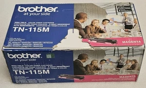 Original OEM Brother TN115M Magenta-Toner mit hoher Reichweite neu im werkseitig versiegelten Beutel - Bild 1 von 5