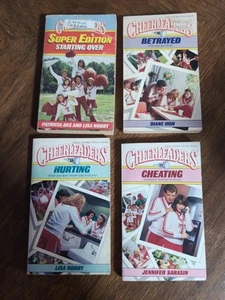 VINTAGE 1980'S CHEERLEADERS LOT OF 4 PAPERBACK BOOKS #'s 10, 11, 13 & 20 - Picture 1 of 10