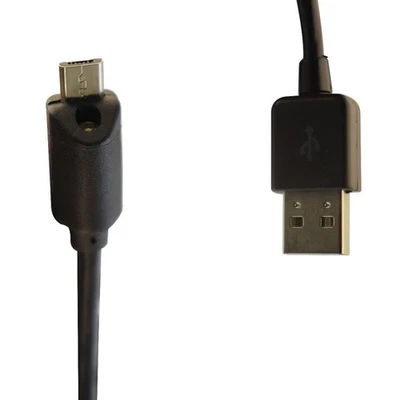 Verizon (6-Foot) Micro-USB to USB Charge & Sync Cable with LED - Black - Image 1 of 3