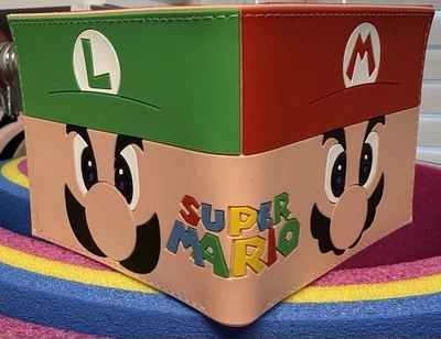 Bioworld Super Mario world wallet rubber bifold men’s multicolored ID coin new - Image 1 of 4