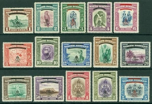 SG 335-349 North Borneo 1947. 1c-$5 set of 15. Pristine unmounted mint CAT £110 - Picture 1 of 2