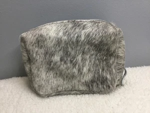 W&G Rindsleder Kosmetiktasche Haare - auf Echtleder - Bild 1 von 3