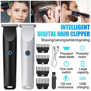 Professional Hair Clippers for Men Cordless Trimmer Beard Cutting Machine Barber - Picture 1 of 23