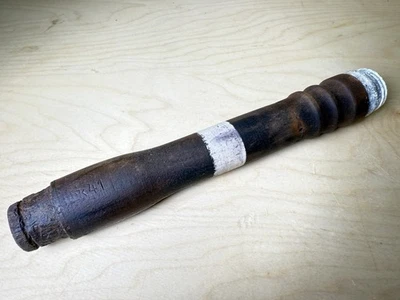 Raro Original Segunda Guerra Mundial Alemán M39 M24 Modelo Humo Mango Madera DBK 41 Banda Blanca Foto 1 de 4