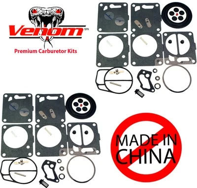Yamaha Superjet Waverunner 3 GP 650 700 701 760 Twin Carb Carburetor Rebuild Kit - Image 1 of 4