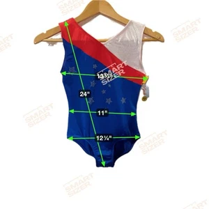 Girls bodysuit gymnastic suit XL(14) boxDS - Picture 1 of 4