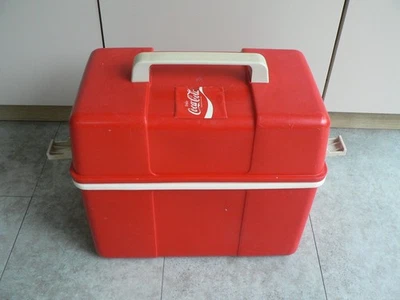 Vintage Kühlbox Coca Cola Retro Camping Picknick Wohnmobil Kühlbox Aufbewahrung - Bild 1 von 4