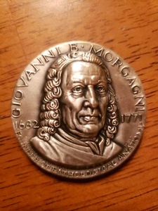 Abrahm Belski Danbury Mint Giovanni Morgagni Medal .999 Silver 2 Troy Ounces - Picture 1 of 3