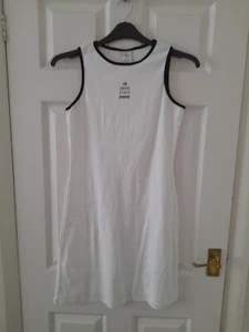 Vestido Camiseta Calvin Klein Blanco Mujer Sin Mangas Talla M 100% Algodón - Imagen 1 de 6