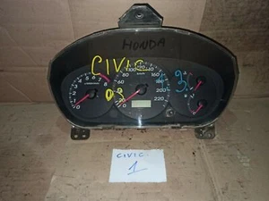 Quadro Strumenti Tachimetro HONDA CIVIC VII hr0291010 benzina 2001-2006 - Imagen 1 de 5