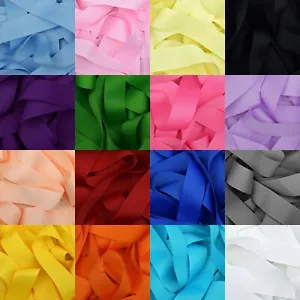 Grosgrain Ribbon 75mm Width (3") - 32 Colours School Hair Bows Crafts Books - Picture 1 of 21