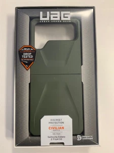 Urban Armor Gear Civilian Series Case for Samsung Galaxy Z Flip4 5G - Olive* New - Picture 1 of 7