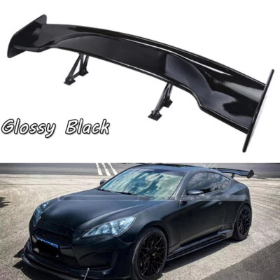 For 2010-2016 Hyundai Genesis Coupe 46" Rear Trunk Spoiler GT Wing Gloss Black Foto 1 de 4