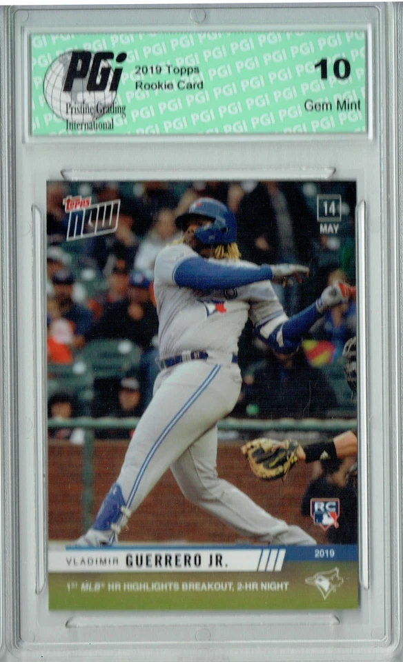 Vladimir Guerrero Jr. 2019 Topps Now #229 2 HR 6770 Made Rookie Card PGI 10 - Image 1 of 1