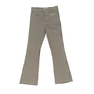 Girls Zara Pants Size 13-14 Black White plaid Checkered Flare 90s y2k - Picture 1 of 4
