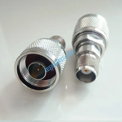 1X N male plug to TNC female jack straight RF coaxial adapter connector Antenna  - Image 1 of 4