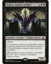 1X FOIL Kalitas, Traitor of Ghet Mint MTG Magic OATH OF THE GATEWATCH 86/184