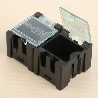 10pcs Plastic Storage Box Component Case 25x21.5x31.5mm Small Things Organizer - Image 1 of 4