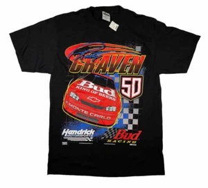 Vintage Deadstock Tultex Men’s NASCAR Ricky Craven Hendrick 1998 Large - Picture 1 of 10