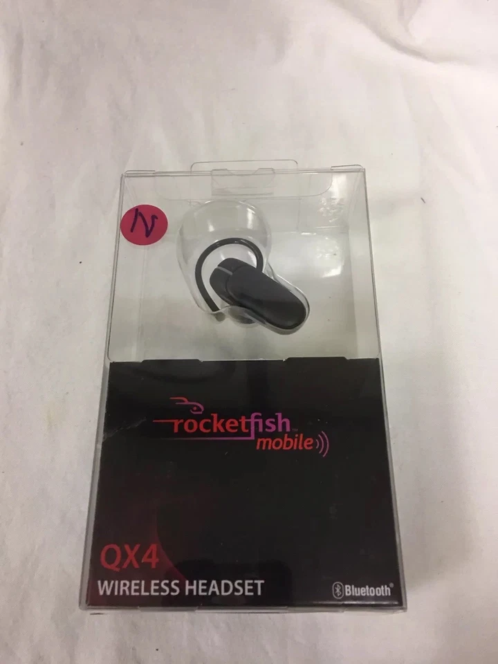 Rocketfish Mobile - QX4 Bluetooth Headset - Black RF-QX4 - Image 1 of 3
