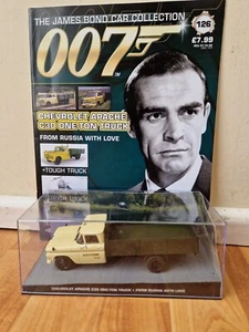 JAMES BOND CAR - CHEVROLET APACHE C30 CAMION DA UNA TONNELLATA DALLA RUSSIA CON AMORE #126 - Foto 1 di 3