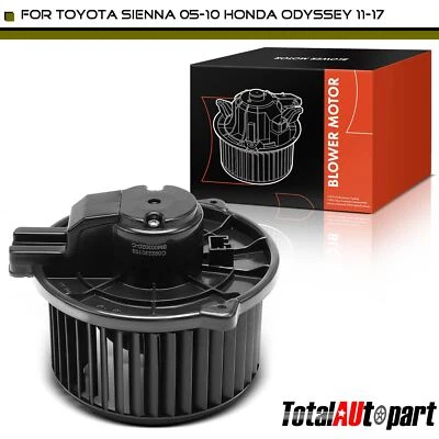 Motor soplador HVAC con jaula de ventilador para Honda Odyssey 11-17 Toyota Sienna 05-10 trasero Foto 1 de 4