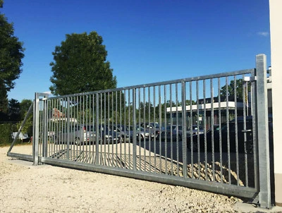 6,5x2,0 Meter mv Industrietor Schiebetor Hoftor freitragend - SOFORT verfügbar - Bild 1 von 4