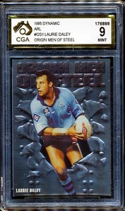 1995 NRL Dynamic Series 2 Origin Men of Steel #OS1 Laurie Daley CGA 9 - Picture 1 of 3