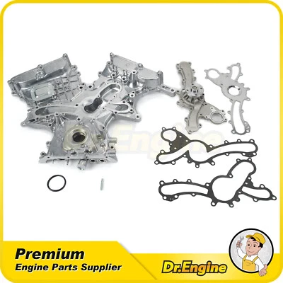 Oil Water Pump Timing Cover For 2006-2018 Lexus ES350 Toyota Camry Avalon 3.5L - Image 1 of 4