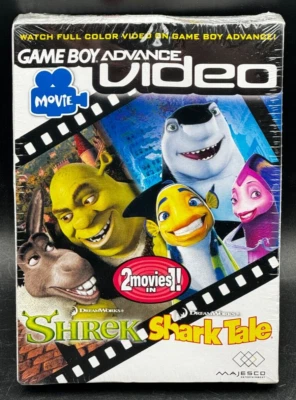 Shrek & Shark Tale Nintendo Game Boy Advance GBA Video Sealed New Authentic - Image 1 of 4
