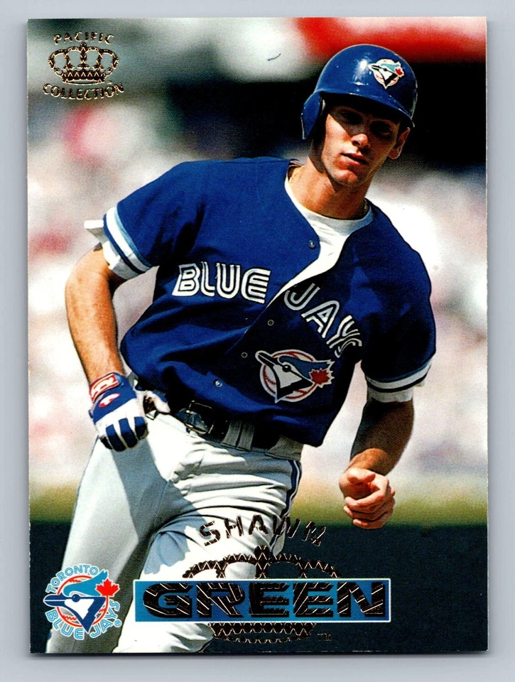 Shawn Green 1996 Pacific Crown Collection #443 Toronto Blue Jays Baseball Card - Image 1 of 2