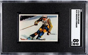 1976 Edis Olimpiadi #191 Ingemar Stenmark Rookie Card RC SGC 8 NM-MT POP 1 CAPRA - Foto 1 di 2