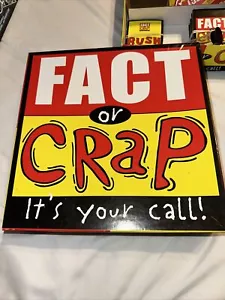 Fact Or Crap Trivia Game With Attitude Imagination Board Game 2005 Complete Nice - Picture 1 of 3