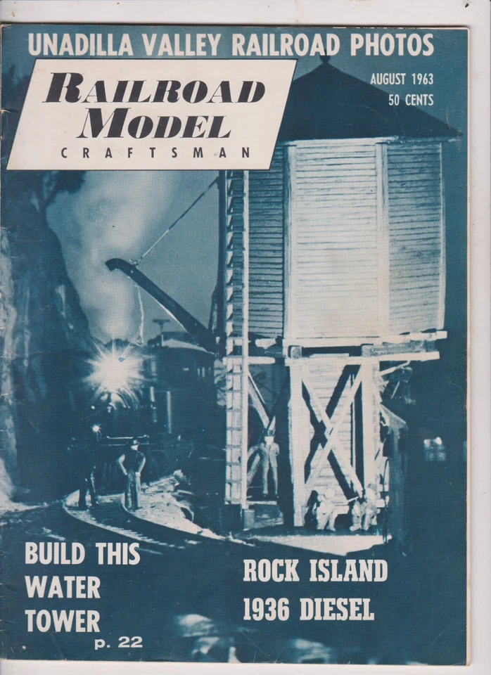 VINTAGE AUG 1963 RAILROAD MODEL CRAFTSMAN BOOK - Image 1 of 1