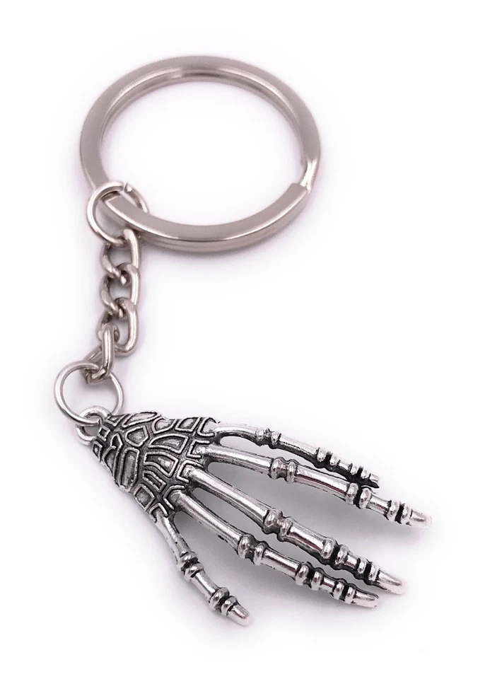 Skeleton Hand Key Ring Pendant Silver Made of Metal - Image 1 of 1