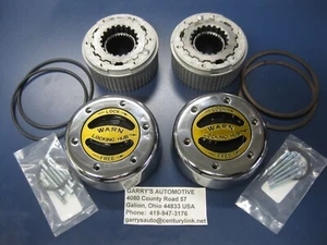 WARN 38826 4WD Premium Manual Locking Hubs 1 Ton Dana Spicer 60 50 GM Ford Dodge - Picture 1 of 3