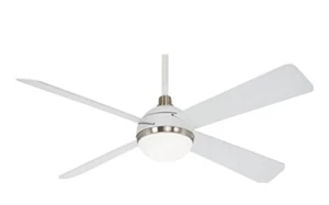 Minka-Aire F623L-WHF/BN Orb 54 Inch Ceiling Fan with Integrated 16W LED Light - Picture 1 of 2