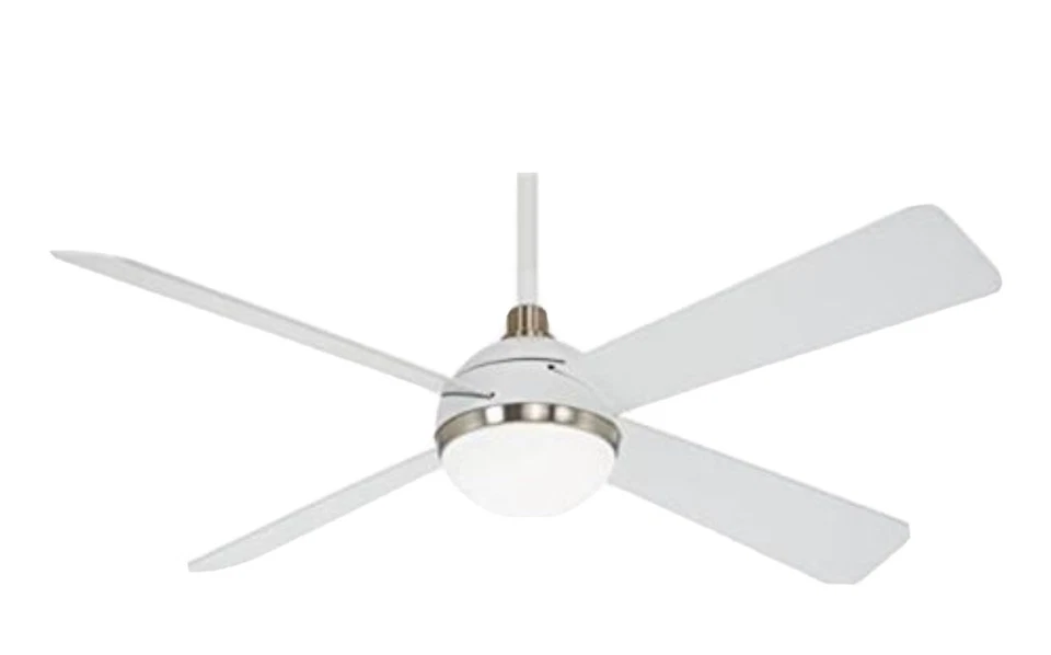 Minka-Aire F623L-WHF/BN Orb 54 Inch Ceiling Fan with Integrated 16W LED Light - Image 1 of 2