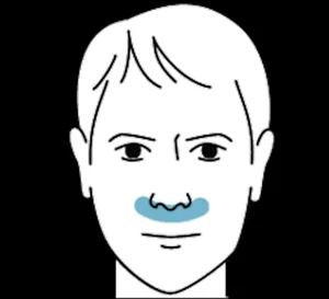 MEDIUM CPAP Philips Respironics DreamWear Under Nose Nasal Cushion NEW - Picture 1 of 9